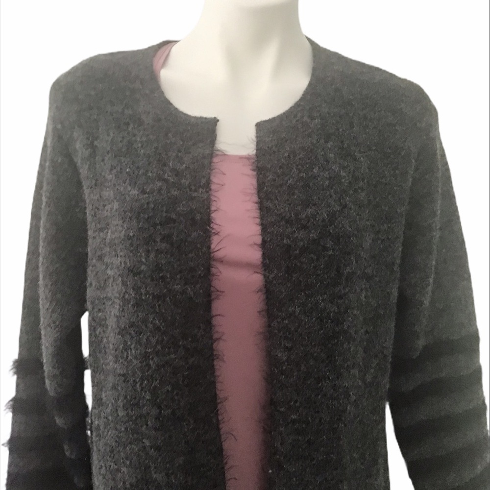 Avalin Fluffy Fuzzy Open Front Cardigan - image 4